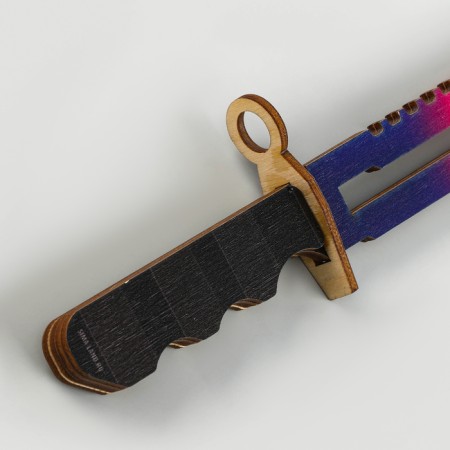 Model made of wood "knife", gradient-3