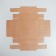 Box for sweets, confectionery packaging, 9 cells, “tree” 14.5 x 14.5 x 3.5 cm