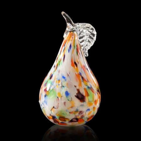 Glass souvenir in glassbreaker "Multi -colored pear" h 140 mm-2