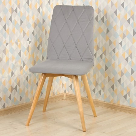 Dining stool Polini Home Rio SD, the color is light gray-natural-7