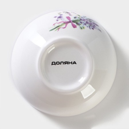 Lavenda, 220 ml, d = 11 cm, white color.-4