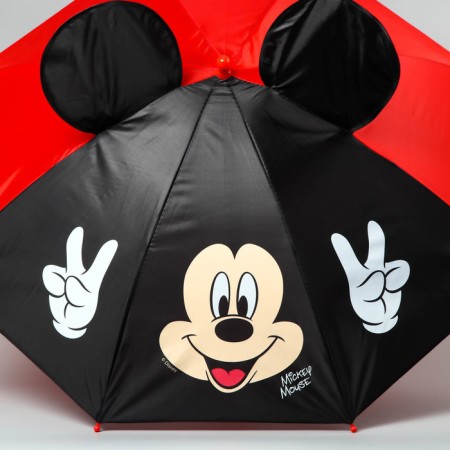 Children's umbrella with ears "Hello", Mickey Mouse Ø 70 cm-2