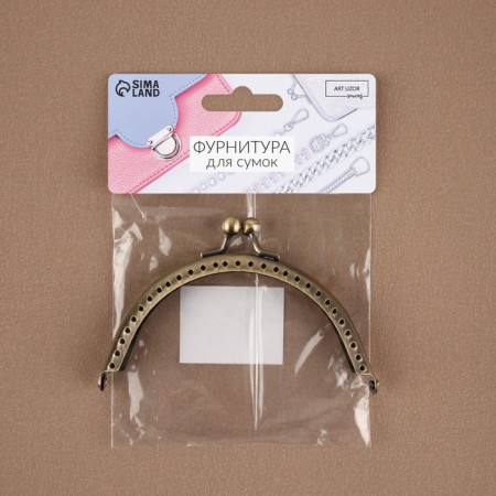 Farmoire sewing "semicircle", 10 × 6.5 cm, bronze color-3