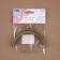 Farmoire sewing "semicircle", 10 × 6.5 cm, bronze color