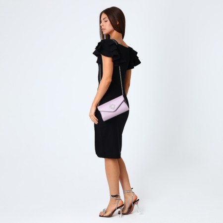 Female bag on a magnet, lilac color-5