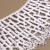 Gypury collar, 21 × 6 cm, white color