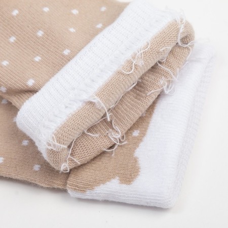 Children's socks with a gate crumb I am a “bear”, size 8-10 cm-3