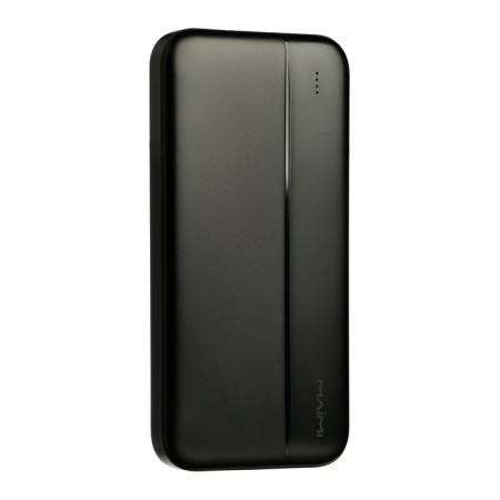 Maimi Mi30 external battery, 10,000 mAh, 2 USB, type-C, microUSB, 2.1 A, black