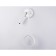 LED LED wall -mounted Ambrella Light, Linetech, FL51651, LED, 10 W, 750LUM, 4200K, white color, chrome