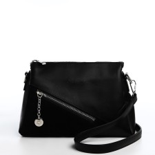 Bag Cross-Bodi with a zipper, black color