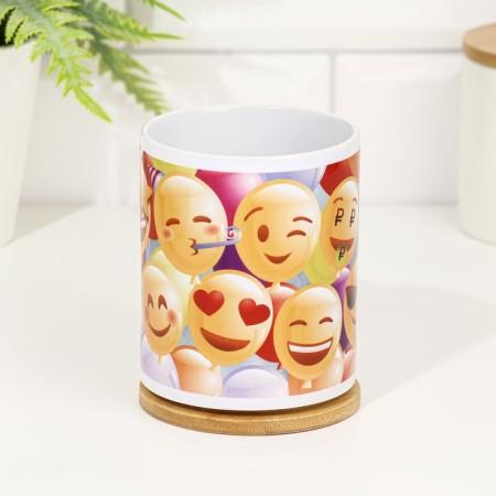 Mug Sublimation "Balls Smiley!" 320 ml, with application-2