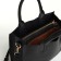 Women's bag with lightning, black color