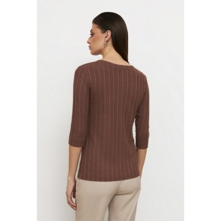 Female jumper Eliseeva Olesya, size 46, brown color-1