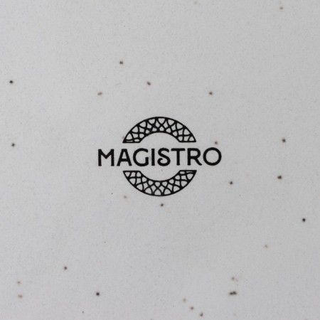 Porcelain salad Magistro Urban, 1250 ml, D = 23 cm, white color in specking-4
