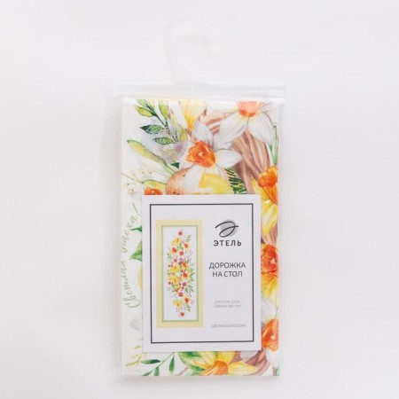 The path to the Ethel Tsveta table 30x70 cm, 100% cotton, sarzha 190 g/m2-3