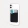 Cartholder on the phone, black color