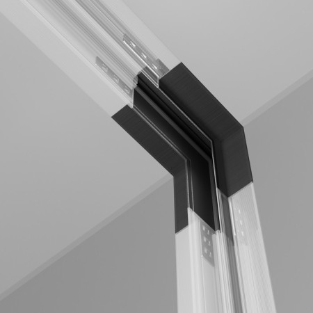 Connector Corner Internal Exignes built under GCL 9.5 mm, black-4