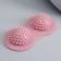 Feet massage, 17.5 × 8.8 cm, 2 balls with spikes, pink color