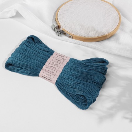 Muline threads 8 ± 1m No. 3842 (nab 6 pcs price for nab) dark blue au-1