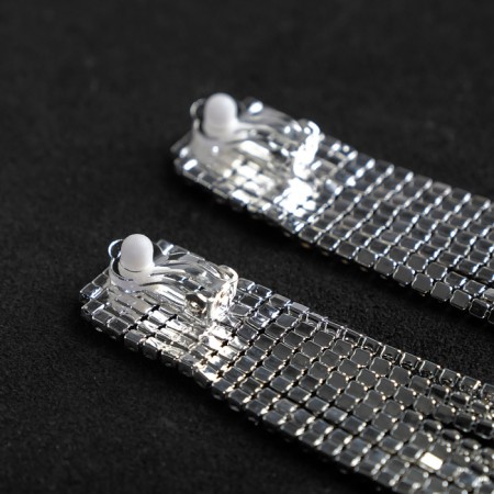 Clips "Party" Square, white color-1