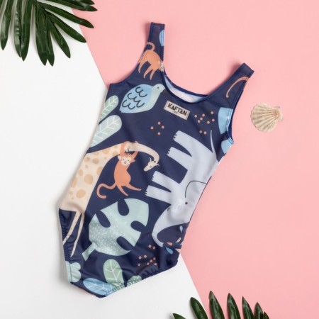 Baby swimsuit KAFTAN "Safari", height 98-104 (30), blue-4