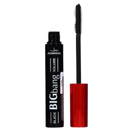 Mascara for eyelashes is voluminous, jean mishel, bigbang black, silicone brush, 14 ml