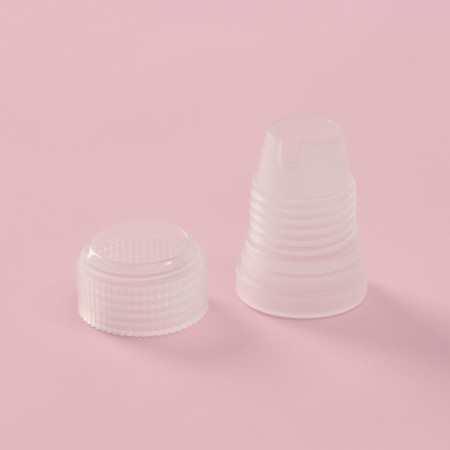 Set of confectionery share "Host", 8 objects: 6 nozzles, adapter, confectionery bag 27 × 15 cm, color mix-4