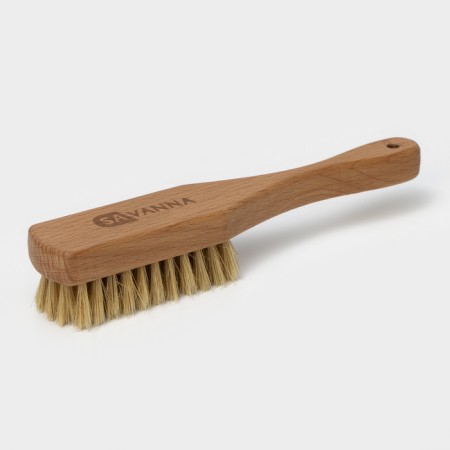 Savanna shoe brush, 21 × 3.5 cm, 59 bundles, natural hair-3
