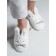 Women's slippers, size 38, white color