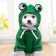 Sweatshirt "Frog", Size L (DS 35, OG 50 cm)