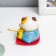 Souvenir Ceramics "Mani-Neko with accessories" 4.5x3.8x4.6 cm set 5 pcs