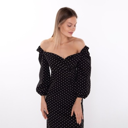 Women's dress, black, rr 46-1