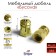 Dowel "Tundra Krep", furniture, metal, "Busola", galvanized, carving M6, 4 pcs