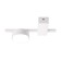 Freya FR5363CL-01W TACTIC, 230x125x60 mm ceiling lamp, GX53, 1x8W, white color