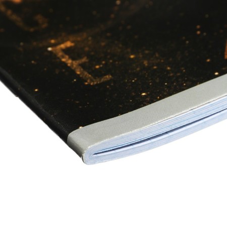 Notebook 48 sheets in a cage, Space, cover coated cardboard, twin-fluid, block 60g/m2, mix-8