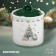 Sugar of the New Year's share "Approaching the miracle", 150 ml, ceramics, white color