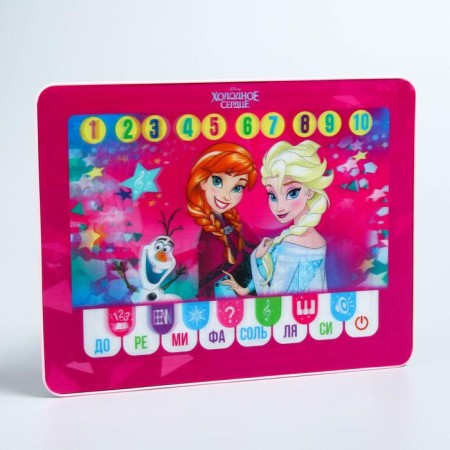 Tablet "Cold Heart", sound, batteries, Disney-1