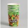 A one -time paper glass "Happy Birthday" Pixel, set 6 pcs, 250 ml