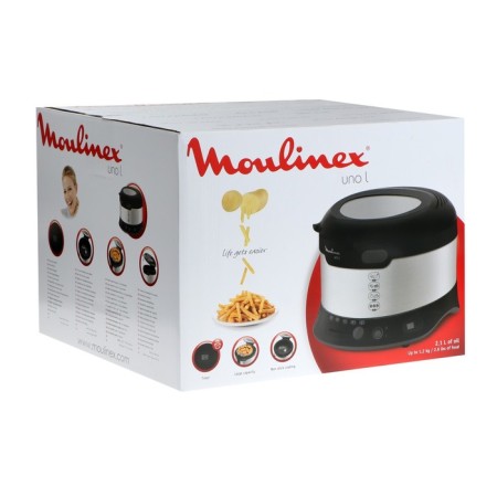 Fritical Moulinex AF179D10, 1900 W, 2.1 L, Black Sherbrower-3
