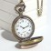 Pocket clock "Bronze frame", quartz, on a chain 80 cm, d-4.5 cm