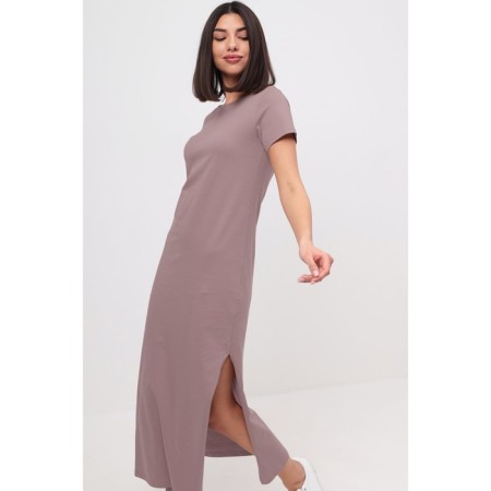 Women's dress, size 52, cappuccino color-2