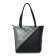 Youth bag, artificial leather, 420x330x140 cm, black/olive