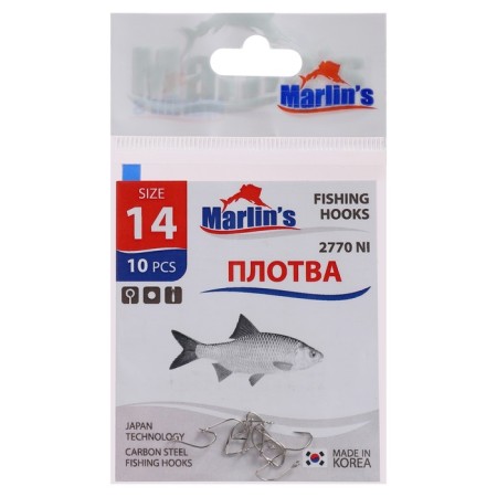 Hook Marlin’s Roma 2770 Ni No. 14 un. 10 pcs.