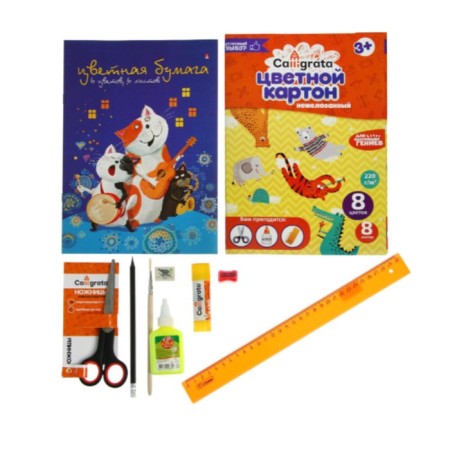 Labor folder A4, 325 x 230 x 25 mm, lightning around, folding bar, plastic, PTR-1 "butterflies", with a filling of 10 items-2
