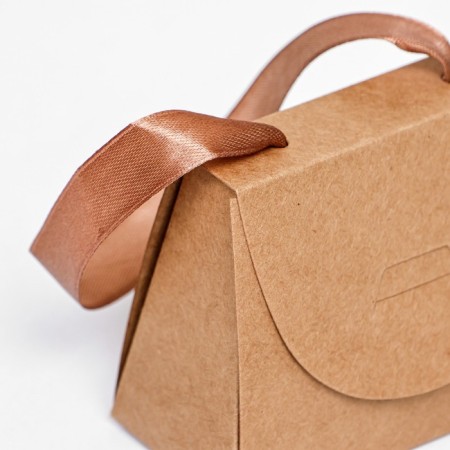 Folding box, with a pen, craft, 10 x 7.5 x 5 cm-2