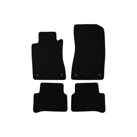 Rugs in the ECONOM salon for Mercedes-Benz E-Class W211 automatic transmission 2002-2006, 2006-2009, sedan, 4 pcs., Textile