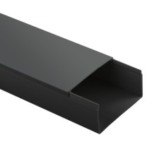 Cable-channel era KK-B-80-60 Black 80x60 mm