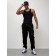 Cargo jeans men, size 54, black color