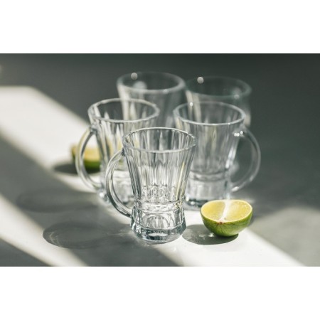 A set of glass mugs LAV Venus, 150 ml, 8.7 × 7.1 × 9.5 cm, 6 pcs-6