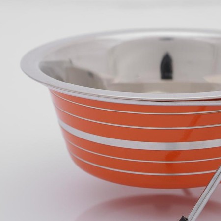 A set of 2 colored bowls on a stand, 2 x 350 ml-2